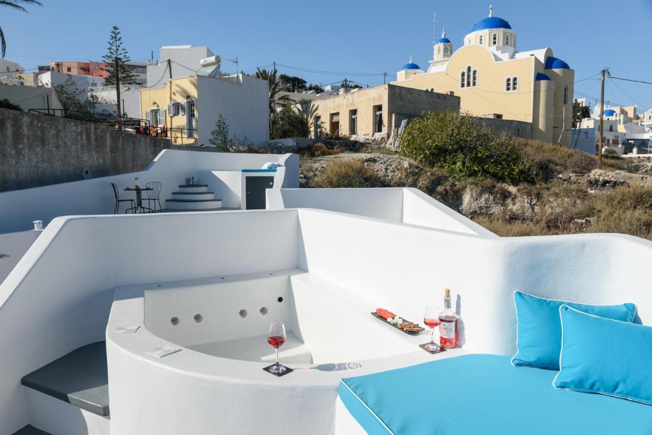 The Luna Caverns Fira  Exterior foto